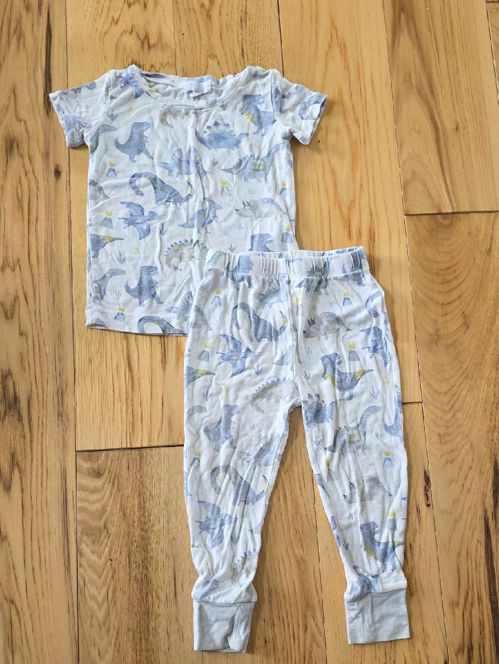 Angel Dear Dinosaur-Print Pajama Set 18-24M